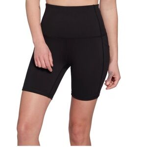 (2 PAIRS FOR PRICE OF 1) 9in bike shorts w/ large pockets on each side black XL